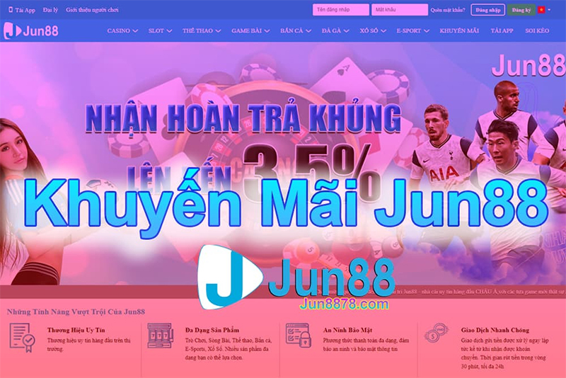 Tổng hợp về các chương trình khuyến mãi casino Jun88 phổ biến Tổng hợp về các chương trình khuyến mãi casino Jun88 phổ biến