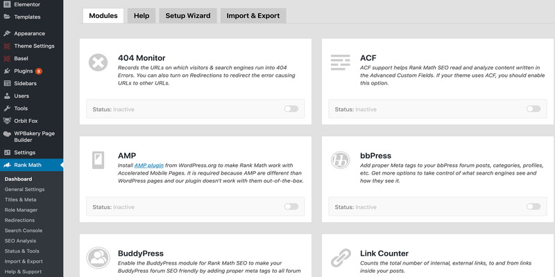 Hướng Dẫn Thiết Lập Rank Math Cho Website Chi Tiết Nhất 5 Cài đặt Rank Math Seo