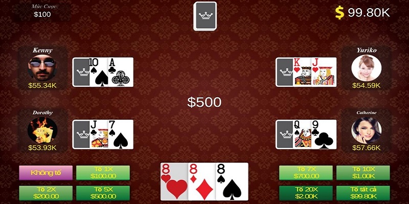 Học ngay bí quyết chơi Xì Tố online Jun88 ăn tiền cả làng 6 xi to online jun88 3